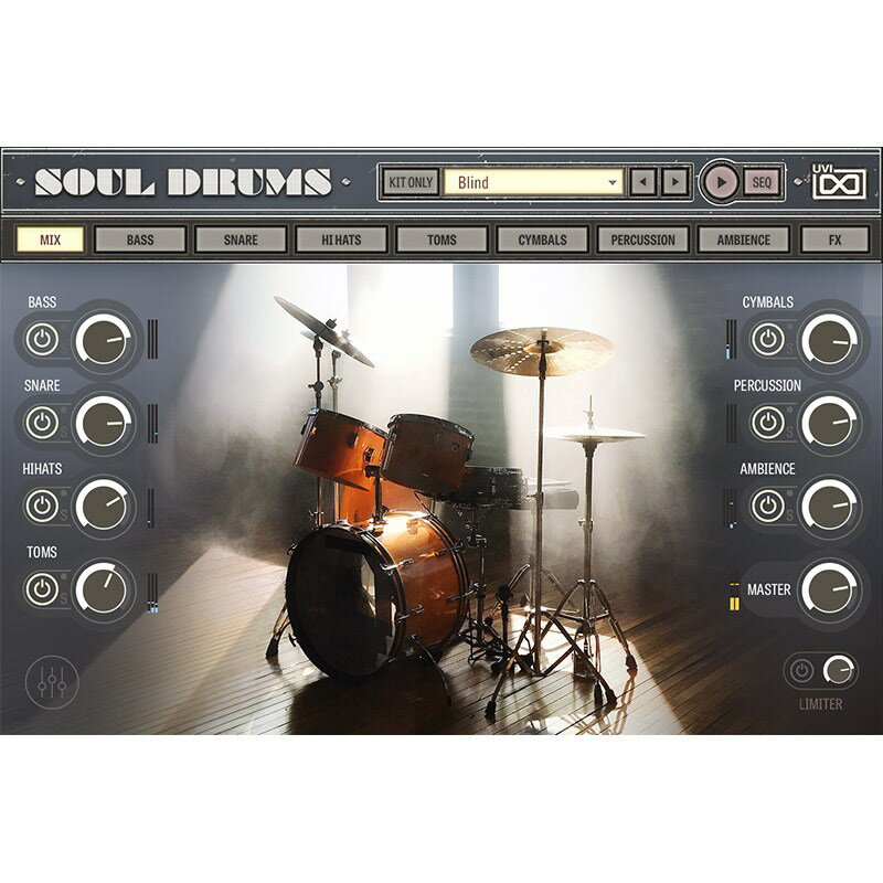 UVI 【夏のボーナスセール】Soul Drums(