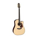 〜 Takamine エレアコ200シリーズ 〜アコースティックギターの最もトラディショナルなボディシェイプの200シリーズ。充分な容積を活かしたボリューム感と奥行きのあるサウンドは、アンプラグドでも高いダイナミックレンジと力強く豊かな倍音を誇ります。※スペシャルオーダー対応機種〜 プリアンプ CT4-DX (DMP) 〜タカミネのプリアンプCT4-DXは、006P/9Vバッテリー×2の18V高電圧ドライブにより、かつてない余裕のヘッドルームを実現。音量の最小/最大幅が大きいアコースティック・ギターの広いダイナミックレンジを充分に満たし、優しく奏でる穏やかな爪弾きから弦の揺れが見える程のハード・ピッキングまで、ピュアで歪みのない豊かなサウンドを実現します。世界中のトップ・プロから認められているタカミネ・オリジナル・ブリッジピックアップパラスティックに加え、任意のピックアップを接続するデュアル・モードを搭載。2系統のEQとノッチフィルターにより、それぞれのピックアップの個性を最大限に活かしたイコライジングと任意のミックス・バランス調整により、今までに無いフレキシブルなサウンドを提供します。通常の1ピックアップ・モードでは2グループのEQをリンクさせ4ポイントEQ&ノッチフィルター×2というプロ用PAコンソールにも匹敵するコントロールが可能となります。[SPEC]・TOP：SOLID SPRUCE・BACK：SOLID ROSEWOOD・SIDES：SOLID ROSEWOOD・NECK：MAHOGANY・FINGER BOARD：EBONY・SCALE：644mm・NUT WIDTH：42mm・PRE-AMP：CT4-DX (DMP)・POSITION MARK：ABALONE DIAMOND・COLOR：N (gloss)・WITH SEMIHARD CASE：SH-200※写真はサンプルです。材質の特性上、杢目・色合いは1本1本異なります。ご了承下さい。※こちらの商品はお取り寄せ商品につき、商品のお渡しまで1週間ほどお時間をいただく場合がございます。ご購入をお急ぎの方は、ご注文前に必ず納期をメール、もしくはお電話にてお問い合わせ下さい。当店から折り返し納期について返答させていただきます。また、メーカー長期在庫切れの場合、ご注文をキャンセルさせていただく場合がございます。あらかじめご了承下さい。イケベカテゴリ_アコースティック／エレアコギター_エレクトリックアコースティックギター_TAKAMINE_新品 JAN:4582270003791 登録日:2011/02/28 エレアコ タカミネ 高峰