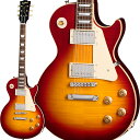 Epiphone Inspired by Gibson Custom Seriesギブソン カスタムショップとの緊密な連携により、エピフォン1959 Les Paul Standardは希少な1959年製モデルの忠実な再現に成功しました。マホガニー・ボディにフィギュアドメイプル・トップ（AAAグレードのフレイム・メイプル化粧板）の材構成を持ち、ロング・ネック・テノン仕様でジョイントされた'59ラウンデッド・ミディアムCプロファイル・ワンピースマホガニー・ネック、ギブソンスタイルのオープンブックR9ヘッドストックシェイプを採用しています。さらに、VOS（ヴィンテージ・オリジナル・シーン）フィニッシュ、Gibson Custombuckerハムバッキング・ピックアップ、Switchcraftセレクタースイッチと1/4出力ジャック、CTSポット、50年代風のワイヤリング、Malloryコンデンサー、オリジナル同様にベベル加工が施されていないピックガード、エピフォン・デラックスヴィンテージ・チューナー（キーストンボタン付き）等、充実した仕様を誇ります。外張りがブラウン色で内張りがピンク色のヴィンテージスタイルのハードケースが付属となります。※画像はサンプルです。製品の特性上、杢目、色合は個体ごとに異なります。BodyShape: Les PaulMaterial: MahoganyTop: Maple with AAA Flame Maple VeneerWeight Relief: N/ABinding: Single Ply， Top and FretboardNeckNeck: One Piece MahoganyProfile: 1959 Rounded Medium CNut width: 43mmFingerboard: LaurelScale length: 628.65mmNumber of frets: 22Nut: Graph TechInlay: Mother of Pearl TrapezoidHardwareBridge: ABR-1Tailpiece: Gibson Historic Reissue Stop BarTuners: Epiphone Deluxe with Keystone ButtonsPlating: NickelElectronicsNeck pickup: Gibson CustombuckerBridge pickup: Gibson CustombuckerControls: 2Volume， 2Tone; CTS Potentiometers， Mallory Capacitors， 50s WiringCaseCase: Hardshell with Brown Exterior PinkInterior and Inspired by Gibson Custom Graphicsイケベカテゴリ_ギター_エレキギター_Epiphone_レスポール_新品 JAN:4570156001740 登録日:2024/04/01 エレキギター エピフォン レスポール