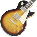 Gibson Les Paul Standard 50sギブソンの定番モデル「レスポール・スタンダード」が入荷！コチラは、王道のメイプルトップ、マホガニーバックを採用したクラシックな50sルックスモデルです。ウエイトリリーフを施さないソリッドボディを採用、ネックシェイプは程よいグリップ感のあるVintage 50sを採用しています。キャビティはトラディショナルモデルと同様に、基盤を使わず配線されており、コンデンサーはオレンジドロップが使われております。サウンドの要であるピックアップには、バーストバッカー1&バーストバッカー2を搭載。野太いクリーントーンはもちろん、歪ませても無骨でありながらもバランスの良いドライブサウンドを奏でてくれます。ギブソン王道のロックサウンドを求めるギタリストには是非ともオススメの1本です。是非この機会をお見逃しなく！※製品の特性上、杢目、色合いは一本一本異なります。Weight≒4.06kgBodyMaterial:MahoganyTop:MapleWeight Relief:NoneNeckNeck:MahoganyProfile:Vintage 50sNut width:1.695 / 43.05mmFingerboard:RosewoodScale length:24.75 / 628.65mmNumber of frets:22Nut:Graph TechInlay:Acrylic TrapezoidsHardwareBridge:ABR-1 Tune-O-MaticTailpiece:Aluminum Stop BarKnobs:Amber Top Hats w/ PointersPlating:NickelElectronicsNeck pickup:Burstbucker 1Bridge pickup:Burstbucker 2Controls:2 Volumes、 2 Tones & Toggle Switch (Hand-wired with Orange Drop Capacitors)ハードケース付属イケベカテゴリ_ギター_エレキギター_Gibson_Les Paul Models_新品 JAN:4580228786949 登録日:2024/01/14 エレキギター ギブソン レスポール