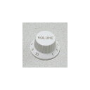 Montreux Selected Parts / Strat Volume Knob Metric White [8867]