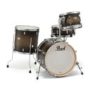 【A Drum Kit 10 Years in The Making.】Decade Maple Bop Club Kitドラムでは最もポピュラーな素材といわれるメイプル材を100%採用しながら驚異的なプライスを実現した Decade Maple は、ジャンルレスかつプレイヤーを選ばないユーティリティモデル。現在の流行でもある薄めの6プライ（5.4mm）シェルを採用することで、たっぷりとした低音が得られる。Bop Club Kit はストリートや小さなバーなどで本領を発揮する、タムホルダー付の小口径ドラム・シェルパック。コンパクトキットとしては大きめながら、本格的なドラムサウンドが得られるとして近年需要を高めており、ジュニア用キットとしても絶妙なサイズ構成。アディショナルとして、サイズ違いのタムタム（w/タムホルダー）をマウントすることができるタムホルダーベースをバスドラムに装備。＜主な特徴＞●Opti-Loc Tom Mount Systemフラッグシップモデルに採用している Optimount を継承したシステム。タムタムが揺れ過ぎずに適度なサスティーンが得られる為、演奏中のストレスを感じることなく気持ちよくプレイできる。＜セット内容＞バスドラム：18×14タムタム：12×8フロアタム：14×14スネアドラム：14×5.5タムホルダー：TH-900I/C＜スペック＞シェル：等厚6プライ（5.4mm）メイプル・シェルラグ：ディケイド・ラグ（NDL）タムマウントシステム：オプティロック・タムマウントシステム（OPL）タムタム＆フロアタムフープ：1.6mm スチールフープ（RH）タムタム＆フロアタムヘッド：レモ UT コーテッド（A）ヘッド（打面）/ レモ UC クリアー（D）ヘッド（裏面）バスドラムフープ：メイプル・ウッドフープ バスドラムヘッド：レモ UT コーテッド（A）ヘッド（打面）/ レモ UC パワーストローク3 コーテッド・ヘッド（フロント）バスドラムマフラー（ミュート / BDM-M）＜カラー＞#262 Satin Black Burst※こちらはメーカーからのお取り寄せ商品となります。在庫状況によってお届けまでにお時間を頂戴する場合がございます。納期につきましてはお気軽にお問い合わせくださいませ。※画像のスネアスタンドは付属しません。※Bop Club Kit のドラムヘッド打面は、全てレモ・UT コーテッド（A）となります。よって同シリーズ（DMP）で追加タム等ご購入の場合、打面用のドラムヘッドが異なりますのでご了承ください。（交換推奨ヘッド：REMO コーテッドアンバサダー）イケベカテゴリ_ドラム_ドラムセット_Pearl_新品 JAN:4549312064110 登録日:2017/11/16 ドラムセット ドラムキット パール