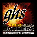 Guitar Boomers に7弦ギター用が登場1964年に発売されてからいまやBoomersはGHSのフラグシップとなりました。「パワーストリング」と呼ばれ、その力強いサウンドはあらゆるジャンルのプレーヤーに愛用されています。丸いコアにタイトに巻きつけたニッケルメッキ・スチールのラウンドワウンド弦です。独自開発のDynamiteAlloy（ダイナマイトアロイ）合金製で、明るい音色とロングサスティーンが特徴です。※コチラは7弦ギター用です。■GAUGE GUIDE:・GB7L:.009.011.016，DY24，DY32，DY42，DY58イケベカテゴリ_弦・アクセサリー・パーツ類_エレキ弦_GHS_新品 JAN:0737681001100 登録日:2015/03/27 エレキギター弦 ギター弦 エレキ弦