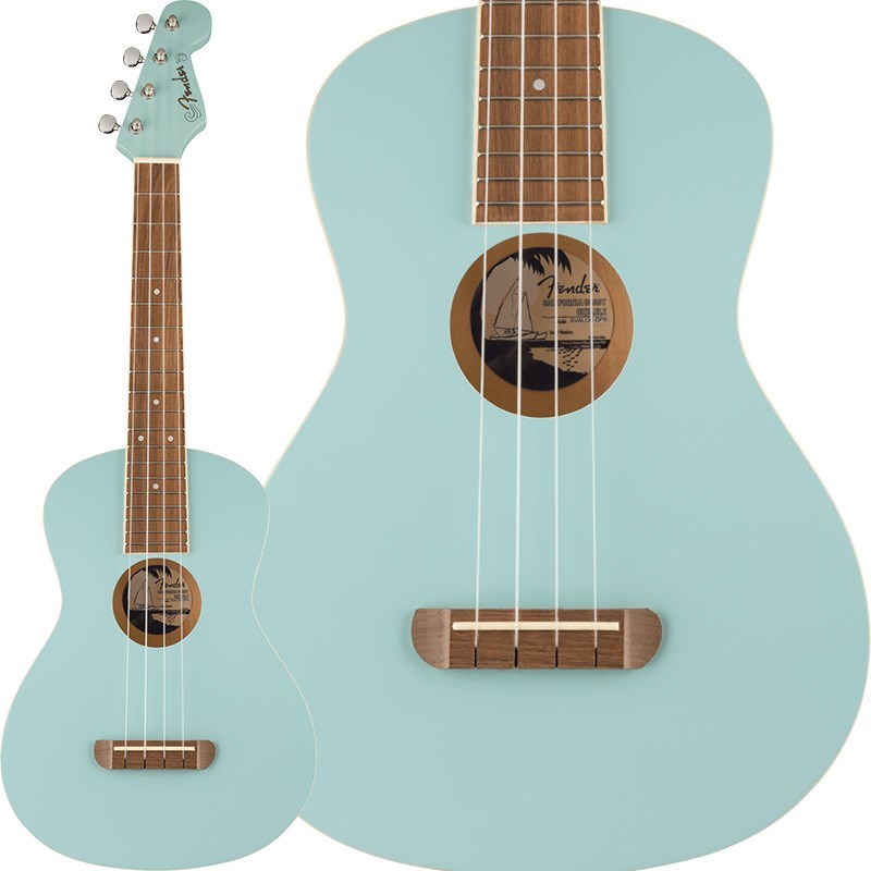 Fender Acoustics AVALON TENOR UKULELE Daphne Blue 【お取り寄せ】