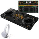 ★Serato DJ Lite対応のスクラッチスタイル2chDJコントローラーの入門モデルと入門用ヘッドホンを組み合わせたセットです。ATH-S100ヘッドホンは小型軽量のモデルで、ご自宅でのDJ練習などに最適です。★---【セット内容】・コントローラー Pioneer DJ DDJ-REV1・ヘッドホン audio-technica ATH-S100WH●DJコントローラーDDJ-REV1はプロフェッショナル仕様のレイアウトで、バトルDJのような本格的なスクラッチやクイックミックスを楽しむことができます。TEMPO SLIDERは縦置きしたターンテーブルと同じようにデッキ上部に水平に配置、ミキサー部にはPERFORMANCE PADSとLEVER FXを搭載しています。■DDJ-REV1主な特徴・スクラッチとクイックミックスに最適なレイアウトDJコントローラーとしては初めて、TEMPO SLIDERがデッキ上部に水平に配置されました。またPERFORMANCE PADSとLEVER FXがミキサー部に搭載され、エフェクトやSAMPLER、スクラッチやクイックミックスの操作が容易になりました。・LEVER FXの搭載ミキサーセクションにLEVER FXが搭載され、レバーのオン/オフ操作だけで直感的かつダイナミックにSerato DJ Liteのエフェクトを加えることができます。・本格的なスクラッチ演奏を手助けする、TRACKING SCRATCH機能TRACKING SCRATCH機能を使用することで、スクラッチの経験があまりなくても、手軽に本格的なスクラッチを楽しむことができます。スクラッチの頭出しの位置にHOT CUEを設定することで、ジョグの折り返し動作時やジョグから手を離した瞬間に自動的にスクラッチの頭出しの位置に楽曲が戻るため、頭出しの位置の心配をすることなくスクラッチが楽しめます。・主な仕様対応ソフトウエア：Serato DJ Lite、Serato DJ Pro（有償）システム要件：Serato DJ Lite、Serato DJ Proの最新の動作環境はメーカーサイトにてご確認の上、お求め下さい。入力端子：1 MIC (1/4 inch TS Jack)出力端子：1 MASTER (RCA)、1 PHONES (3.5-mm stereo mini jack)電源：USB Type-B bus poweredUSB：1 USB B端子本体サイズ：幅526mm、高さ59.2mm、奥行き255.5mm本体質量：2.1 kg付属品：USBケーブル（A-Bタイプ）、クイックスタートガイド●ヘッドホンこちらのDJセットにはDJモニター用としてaudio-technica ATH-S100ヘッドホンが付属。自宅で使用するDJモニターとして適度な使い勝手と音質です。---・ヘッドホン付属のセットですので外部に音を出力しない状態でもすぐに音楽が楽しめます。初心者の方がDJをスタートさせるのに適したSerato DJ Lite対応のDJスタートセットです！※DJソフトウェアの最新動作環境はメーカーサイトもしくはメーカーサポートにてご確認の上、お求め下さい。※DJソフトウェアをご使用いただくにはインストーラのダウンロード時、およびオーサライズ時におきましてインターネット接続環境が必要です。DJソフトウェアおよびコントローラー本体の仕様・動作環境、および価格は、予告無く変更となる場合があります。※店頭、または通信販売にて売却後、敏速な削除は心掛けておりますが、web上から削除をする際どうしてもタイムラグが発生してしまいます。万が一商品が売切れてしまう場合もございますので予めご了承ください。イケベカテゴリ_DJ機器_デジタルDJ_Pioneer DJ_新品 JAN:4573201242440 登録日:2023/02/17 デジタルDJ PCDJ DJコントローラー パイオニア パイオニアDJ
