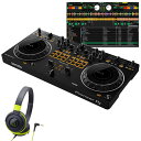 ★Serato DJ Lite対応のスクラッチスタイル2chDJコントローラーの入門モデルと入門用ヘッドホンを組み合わせたセットです。ATH-S100ヘッドホンは小型軽量のモデルで、ご自宅でのDJ練習などに最適です。★---【セット内容】・コントローラー Pioneer DJ DDJ-REV1・ヘッドホン audio-technica ATH-S100BGR●DJコントローラーDDJ-REV1はプロフェッショナル仕様のレイアウトで、バトルDJのような本格的なスクラッチやクイックミックスを楽しむことができます。TEMPO SLIDERは縦置きしたターンテーブルと同じようにデッキ上部に水平に配置、ミキサー部にはPERFORMANCE PADSとLEVER FXを搭載しています。■DDJ-REV1主な特徴・スクラッチとクイックミックスに最適なレイアウトDJコントローラーとしては初めて、TEMPO SLIDERがデッキ上部に水平に配置されました。またPERFORMANCE PADSとLEVER FXがミキサー部に搭載され、エフェクトやSAMPLER、スクラッチやクイックミックスの操作が容易になりました。・LEVER FXの搭載ミキサーセクションにLEVER FXが搭載され、レバーのオン/オフ操作だけで直感的かつダイナミックにSerato DJ Liteのエフェクトを加えることができます。・本格的なスクラッチ演奏を手助けする、TRACKING SCRATCH機能TRACKING SCRATCH機能を使用することで、スクラッチの経験があまりなくても、手軽に本格的なスクラッチを楽しむことができます。スクラッチの頭出しの位置にHOT CUEを設定することで、ジョグの折り返し動作時やジョグから手を離した瞬間に自動的にスクラッチの頭出しの位置に楽曲が戻るため、頭出しの位置の心配をすることなくスクラッチが楽しめます。・主な仕様対応ソフトウエア：Serato DJ Lite、Serato DJ Pro（有償）システム要件：Serato DJ Lite、Serato DJ Proの最新の動作環境はメーカーサイトにてご確認の上、お求め下さい。入力端子：1 MIC (1/4 inch TS Jack)出力端子：1 MASTER (RCA)、1 PHONES (3.5-mm stereo mini jack)電源：USB Type-B bus poweredUSB：1 USB B端子本体サイズ：幅526mm、高さ59.2mm、奥行き255.5mm本体質量：2.1 kg付属品：USBケーブル（A-Bタイプ）、クイックスタートガイド●ヘッドホンこちらのDJセットにはDJモニター用としてaudio-technica ATH-S100ヘッドホンが付属。自宅で使用するDJモニターとして適度な使い勝手と音質です。---・ヘッドホン付属のセットですので外部に音を出力しない状態でもすぐに音楽が楽しめます。初心者の方がDJをスタートさせるのに適したSerato DJ Lite対応のDJスタートセットです！※DJソフトウェアの最新動作環境はメーカーサイトもしくはメーカーサポートにてご確認の上、お求め下さい。※DJソフトウェアをご使用いただくにはインストーラのダウンロード時、およびオーサライズ時におきましてインターネット接続環境が必要です。DJソフトウェアおよびコントローラー本体の仕様・動作環境、および価格は、予告無く変更となる場合があります。※店頭、または通信販売にて売却後、敏速な削除は心掛けておりますが、web上から削除をする際どうしてもタイムラグが発生してしまいます。万が一商品が売切れてしまう場合もございますので予めご了承ください。イケベカテゴリ_DJ機器_デジタルDJ_Pioneer DJ_新品 JAN:4573201242440 登録日:2023/02/17 デジタルDJ PCDJ DJコントローラー パイオニア パイオニアDJ