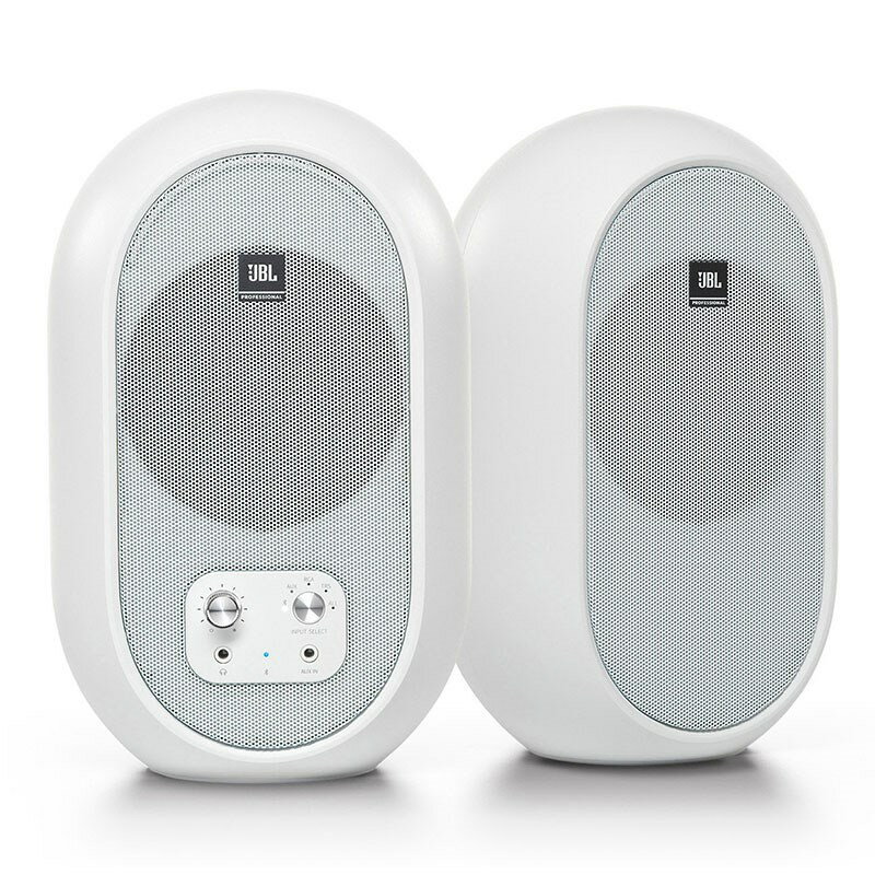 JBL 104-BTW-Y3(2本セット/ホワイト)(Bluetooth5.0対応同軸パワードモニター)【メーカー3年保証付属】