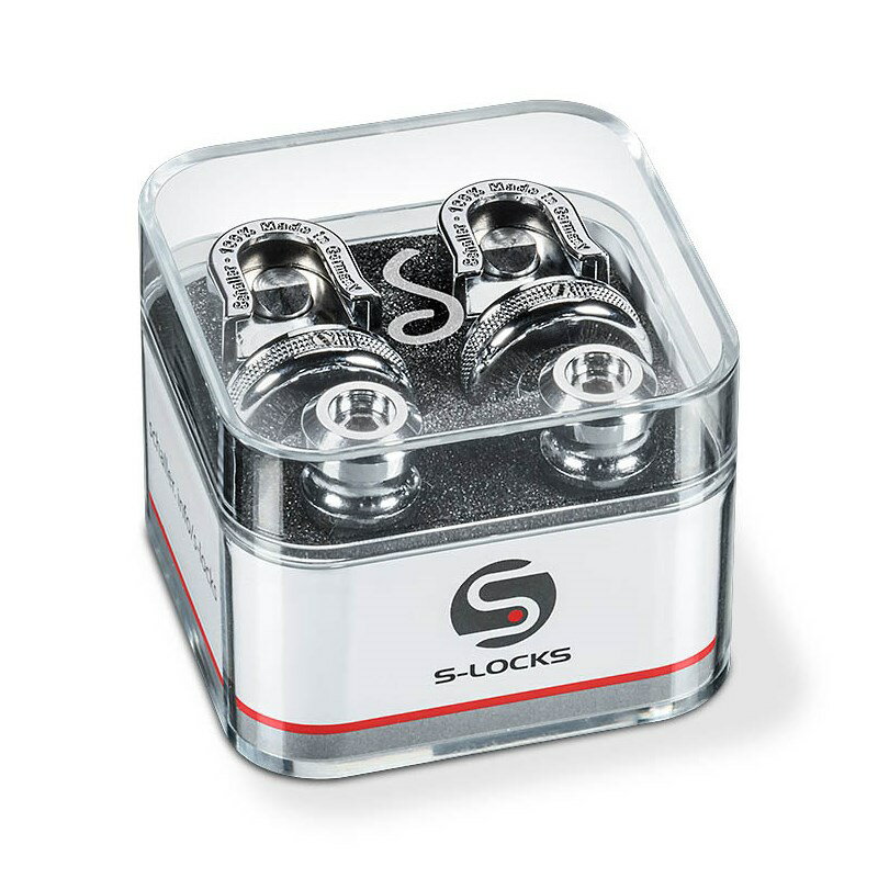 Schaller Strap Lock System S-Locks #14010201/Chrome