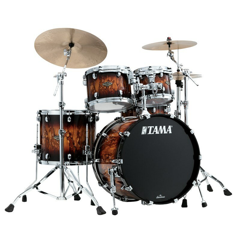 TAMA WBS42S-MBR [Starclassic Walnut/Birch 4pc Set/Molten Brown Burst] 【22BD，16FT，12 & 10TT】【お取り寄せ品】