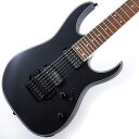 RG 7 String / Good Value model !!ブラック・マット・フィニッシュがシャープな印象を与える、ハイ・コストパフォーマンス RG 7弦 ダブルロック・新モデル!!・弾きやすさを追求した薄めのネックであるWizard直系、Wizard II-7 ネック・シェイプ張りのあるパリッとした高音域サウンドが特徴メイプル材を使用しています。薄ネックならではのスムーズな演奏性をお約束します。・ジャトバ材指板赤褐色の木肌と木目を持つ硬質な木材で、ふくよかな中音域が特長です。ヘッドも含め、周囲にホワイト・バインディングを巻いています。・メランティ材ボディ中音域からやや低音域の特性に富んだ、明るくふくよかな音色と甘めのトーンが特徴です。古くから家具材や建築材料にまで幅広く扱われ、フィリピン・マホガニーと称される木材です。・Ibanez オリジナルQuantum 7 ピックアップ音の輪郭が明瞭な低音域とキレのよい高音域が特徴のIbanez オリジナルQuantum 7ピックアップを搭載しています。・HHピックアップ・レイアウトながら、フロント・パラレル配線や、 フロント・タップ＋リア・タップ・サウンドも出せる、5WAYスイッチング・システム・Edge-Zero II-7 トレモロ・ブリッジ激しいアーム・プレイを多用しても高いチューニングの安定性を誇るEdge-Zero II-7 トレモロ・システムを搭載しています。ユニット本体がピッキングの妨げにならない様にロー・プロファイル設計されていることも大きな特徴です。・Mono-unit アウトプット・ジャック堅牢で破損に強い樹脂製一体型で、プラグ種別での通電差異が少ないです。また、ジャックの緩みによる接触不良や断線を防ぎます。※画像はサンプルです。製品の特性上、杢目、色合は個体ごとに異なります。SpecsNeck type Wizard II-7 3pc Maple nackBody Meranti bodyFretboard Bound Jatoba fretboard w/ White dot inlayFret Jumbo fretBridge Edge-Zero II-7 tremolo bridgeNeck pickup Quantum 7 (H) neck pickupBridge pickup Quantum 7 (H) bridge pickupControls， Pickup Selector 1 Volume， 1 Tone， 5-way lever switchHardware color BlackMachine head Ibanez machine headsStrings gauge .009/.011/.016/.024/.032/.042/.054 (D'Addario(R) EXL120-7)Neck DimensionsScale 648mm/25.5Width at Nut 48mmWidth at Last Fret 68mmThickness at 1st 19mmThickness at 12th 21mmRadius 400mmRソフトケース付属イケベカテゴリ_ギター_エレキギター_Ibanez_新品 JAN:4549763353054 登録日:2024/04/03 エレキギター アイバニーズ イバニーズ