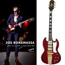 Joe Bonamassa 1963 SG Custom， Dark Wine Red世界的に著名なギタリストであるジョー・ボナマッサは、世界的なギター・コレクターでもあります。彼のギターコレクションの中でも極めて貴重な1本は、レアな仕様をもつギブソン 1963 SG Customです。なだらかでスムーズな形状をもつネックヒール・ジョイント部、ダークレッドチェリー・フィニッシュ等、当時の同年代のSGモデルから見ても希少性の高いギターです。この度リリースされるエピフォンのジョー・ボナマッサ1963 SG Customは、このユニークなモデルの魅力を忠実に再現しています。 ネックジョイント部におけるオリジナルと同様のスムーズなネック形状、Maestro Vibrola、クラシックなSG Customの意匠、ゴールドメッキの施されたハードウェア、パワフルなEpiphone ProBuckerピックアップを3ピックアップ仕様として搭載するなど、充実の仕様内容を誇ります。アーティスト認定書と特製カスタム・ハードシェルケースが付属となります。※画像はサンプルです。製品の特性上、杢目・色合いは1本1本異なります。BodyBody Material: Mahogany Binding: 5-ply Headstock， Single-ply FretboardNeckNeck Material: One Piece MahoganyProfile: SlimTaper CNut width: 1.693 / 43mmFingerboard: EbonyScale length: 24.75 / 628.65mmNumber of frets: 22Nut: Graph TechInlay: Mother of Pearl BlockHardwareBridge: LockTone Tune-O-MaticTailpiece: Maestro VibrolaTuners: Kluson WafflebackPlating: GoldElectronicsNeck pickup: ProBucker 2Middle pickup: ProBucker 2Bridge pickup: ProBucker 3Controls: 2 Volume， 2 Tone; CTS Potentiometers， Mallory Capacitorsハードケース付属イケベカテゴリ_ギター_エレキギター_Epiphone_ミュージシャンズ モデル_新品 JAN:4570155995446 登録日:2023/09/26 エレキギター エピフォン