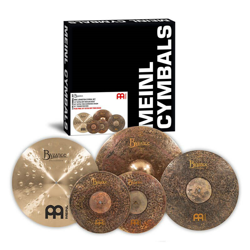 MEINL Byzance Mike Johnston Cymbal Set [MJ401+18] 【お取り寄せ品】