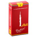 VANDOREN 「2」ソプラノサックス用リード バンドレン JAVA (ジャバ)　ファイルド レッドカット