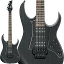 Ibanez RG Basic Model画一性よりも個性を重要視する、RGベーシック・モデルIbanezの代名詞と評されることの多いRG。それはメタル・ミュージックを念頭に、スピーディあるいはテクニカルなプレイへの対応と質実剛健なデザインとを併せ持って生み出されたモデルです。2015年ラインナップするレギュラーRGモデルは、プライスゾーンのみに着目した定番製品としてではなく、これまで以上に1本1本の個性を意識し、加えて再度ユーザー・フレンドリーに注目した製品として完成しています。● ギターが木でつくられていることを意識できる、表面の木質を活かしたオープン・ポア・フラット・ボディ・フィニッシュ● 弦交換/ チューニングの際にはもちろんのこと、プレイ中に弦が切れたときなどにも大いにその効果を発揮する、ゼロ・ポイント・システム搭載● Ibanez 伝統のトレモロ・ブリッジEDGEの流れを汲むナイフエッジ支点構造のEdge-Zero IIトレモロ・ブリッジ● ゆたかな中低音域特性のメランチ材ボディ● オフセット・ドット・ポジション・インレイ● シャープなボディ形状を一層際立てる、ボディ・バインディング● トータル・コーディネートに配慮したマット・ブラックのピックガード● Djentシーンで培った経験から産み出される、音の輪郭を失わない低音域とキレのよい高音域が特徴のオリジナルQuantumピックアップ※製品の特性上、杢目・色合いは1本1本異なります。Neck: 1pc Wizard III Maple neckBody: Meranti bodyFingerboard: Jatoba fingerboardBridge: Edge-Zero II tremolo bridge w/ZPS3FeNeck Pickup: Quantum (H) neck pickupMiddle Pickup: Quantum (S) middle pickupBridge Pickup: Quantum (H) bridge pickupHardware Color: Blackソフトケース付き■Color:・WK (Weathered Black)イケベカテゴリ_ギター_エレキギター_Ibanez_新品 JAN:4515276693567 登録日:2015/01/16 エレキギター アイバニーズ イバニーズ