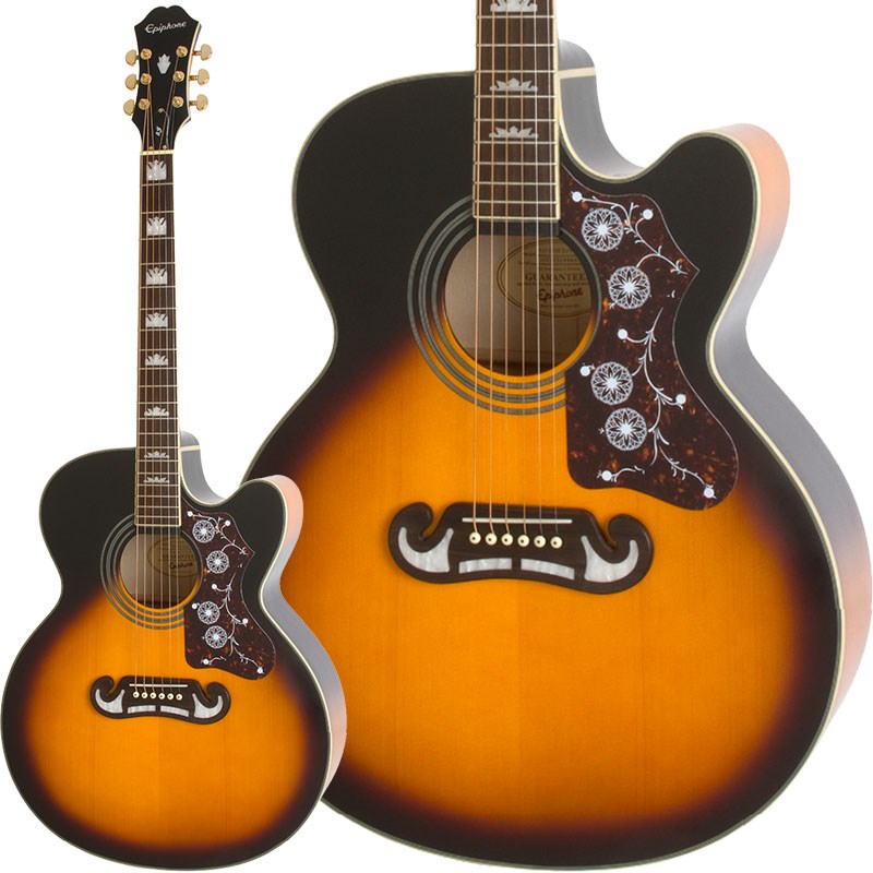 Epiphone J-200EC Studio Vintage Sunburst  