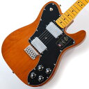 American Vintage II SeriesAmerican Vintage IIは、音楽の歴史を変えた革新的なエレクトリックギターとベースを、極めて正確に再現したシリーズです。当時の仕様を忠実に反映したボディシェイプ、ネック、ハードウェア構成、プレミアムなフィニッシュ、そして年代別にヴォイシングされ細部にまでこだわり抜いたピックアップを搭載し、本物のFenderクラフトマンシップとトーンのエッセンスを凝縮した一本です。Telecasterファミリーの最上位モデルとして1972年に発表されたTelecaster Deluxeは、フェンダーが初めて2基のハムバッカーを搭載したソリッドボディギターです。American Vintage II 1975 Telecaster Deluxeは、Stratocasterスタイルのラージヘッド、快適なバックカット、ピックガードにマウントされたWide Rangeハムバッカー、デュアルボリューム＆トーンコントロール、アッパーホーンに配された3ウェイトグルスイッチといった、オリジナルと同様のスペックを採用しています。Wide Rangeハムバッカーには、1981年に製造中止となったCuNiFeマグネットを復活させ、オリジナルのサウンドを見事に再現しています。1975 Cシェイプのメイプルネックを採用したAmerican Vintage II 1975 Telecaster Deluxeは、21本のミディアムジャンボフレットを配した9.5インチラジアスのメイプル指板を採用し、まるで1975年に舞い戻ったかのような、当時の楽器の演奏性を彷彿させます。本モデルは、ヘッドに配置された便利なBulletスタイルトラスロッドナット、Micro-Tilt付きの3ボルト式ネックプレート、6サドル式ハードテイルブリッジ、ステンレスブロックサドル、そして当時の仕様を忠実に再現したTele Deluxeチューニングマシンを装備しています。アルダーボディにBlack、Mocha Brown、3-Color Sunburstの3色をラインナップしています。American Vintage IIは、フェンダーの礎を築いたギターとベースを忠実に復刻している、ヴィンテージフェンダーのトーンとフィーリングを愛するプレイヤーへ向けたシリーズです。音楽の歴史を作り上げてきたギターとベースを、現代の技術で蘇らせています。※画像はサンプルです。製品の特性上、杢目、色合いは一本一本異なります。Body Material: AlderBody Finish: Gloss PolyurethaneNeck: 1-Piece Maple， 1975 CNeck Finish: Gloss PolyurethaneFingerboard: Maple， 9.5 (241 mm)Frets: 21， Medium JumboPosition Inlays: Black Dot (Maple)Nut (Material/Width): Bone， 1.650 (42 mm)Tuning Machines: Pure Vintage Tele DeluxeScale Length: 25.5 (64.77 cm)Bridge: Pure Vintage 6-Saddle String-Through Body Hardtail with Stainless Steel Block SaddlesPickguard: 3-Ply Black/White/BlackPickups: Authentic CuNiFe Wide-Range Humbucking (Bridge)， (Middle)， Authentic CuNiFe Wide-Range Humbucking (Neck)Pickup Switching: 3-Position TogglePosition 1. Bridge PickupPosition 2. Bridge and Neck PickupsPosition 3. Neck PickupControls: Volume 1. (Neck Pickup)， Volume 2. (Bridge Pickup)， Tone 1. (Neck Pickup)， Tone 2. (Bridge Pickup)Control Knobs: Skirted Black Plastic with Numbered IndicatorsHardware Finish: Nickel/ChromeStrings: Fender USA 250R Nickel Plated Steel (.010-.046 Gauges)， PN 0730250406ハードケース付属イケベカテゴリ_ギター_エレキギター_Fender USA_American Vintage II_新品 JAN:0885978840922 登録日:2022/10/11 フェンダー アメリカンヴィンテージ