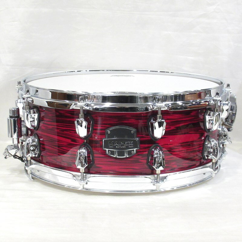 MAPEX Saturn IV Snare Drum 145.5 - Red Pearl Strata [SNMS4550]