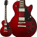 Epiphone Inspired By Gibson CollectionEpiphone（エピフォン）は、2020年製品ラインナップを大幅リニューアル！エピフォン・インスパイアードバイ・ギブソンは2つのカテゴリーで展開されます（オリジナル/モダンコレクション）。コチラのエピフォン・オリジナル・コレクションは、誕生以来エピフォンのアイコンとしてプレイヤーやミュージックシーンを支えてきたクラシックなアコースティックとエレクトリックの新しいギター・ラインナップです。カラマズーヘッド・ストックと呼ばれる新しいヘッドシェイプを採用。クラシックなルックスながらも、長年エピフォンブランドで培ったエレクトロニックスやその他技術などを採用しています。Les Paul Studioは、80年代のクラシックなレスポール・サウンドを再現。プレーンメイプルトップ/マホガニーボディ、CTSエレクトロニクスを搭載したAlnico Classic Humbuckerハムバッカーを搭載しています。※製品の特性上、杢目・色合いは1本1本異なります。BodyBody Shape:Les PaulBody Material:MahoganyTop:Plain Maple VeneerBinding:NoneNeck Material:MahoganyProfile:1960's SlimTaper; D profileScale Length:24.75Fingerboard Material:Pau FerroFingerboard Radius:12Number Of Frets:22Frets:Medium JumboNut Width:1.68Inlays:TrapezoidJoint:Glued InHardwareFinish:NickelTuner Plating NickelBridgeLockTone ABR Tune-o-matic:TailpieceStop bar:Tuning Machines Grover Rotomatic 18:1 or Wilkinson Rotomatic 19:1Pickguard:BlackTrussRod:AdjustableTruss Rod Cover:Epiphone Bell Shape with StudioControl Knobs:Black Speed KnobsSwitch Tip:Black Strap ButtonsElectronicsNeck Pickup:Epiphone Alnico Classic HumbuckerBridge Pickup:Epiphone Alnico Classic Plus HumbuckerControls:2-Volume， 2-Tone CTS ElectronicsPickup Selector:3-way Epiphone toggleOutput Jack:1/4 Epiphone heavy dutyMiscellaneousStrings:.10， .13， .17， .26， .36， .46ソフトケース付属イケベカテゴリ_ギター_エレキギター_Epiphone_レスポール_新品 JAN:4580568413253 登録日:2020/07/24 エレキギター エピフォン レスポール