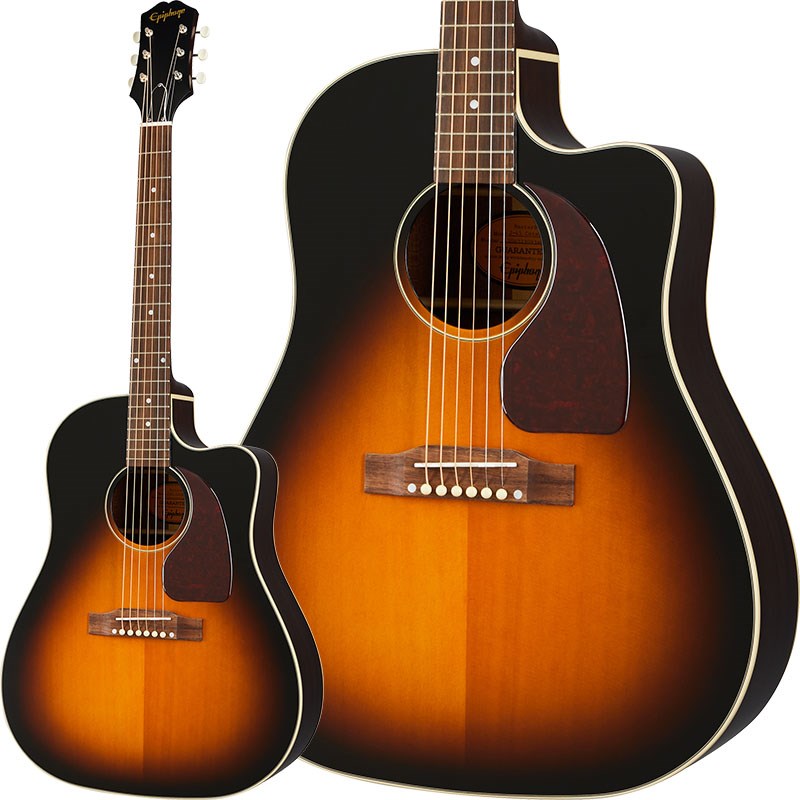 Epiphone Masterbilt Inspired by Gibson J-45 EC (Aged Vintage Sunburst Gloss) 【数量限定エピフォン・アクセサリーパック・プレゼント】