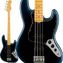 American Professional II Jazz Bassは、60年以上に渡る革新、インスピレーション、進化を経て、現代のプレイヤーの要求に応えます。人気のSlim Cシェイプネックは、丁寧にエッジがロールオフされ、至高の演奏体験を約束するSuper-Naturalサテン仕上げが施されています。また新たに設計されたネックヒールを採用し、快適なフィーリングとハイポジションへの容易なアクセスを実現しました。新しいV-Mod II Jazz Bass Single-Coilピックアップは、これまで以上に繊細なトーンを奏で、Jazz Bassならではのパンチとクラリティを提供します。American Professional II Jazz Bassの手に馴染む感覚とサウンドの多様性は、手に取り、耳にした瞬間、すぐにお分かりいただけることでしょう。プロの楽器の新たなスタンダードとなるような幅広い改良が、American Professional IIシリーズには詰め込まれています。※画像はサンプルです。製品の特性上、杢目・色合いは1本1本異なります。Body Material : Alder， Roasted Pine (Roasted Pine)Body Finish : Gloss UrethaneNeck : Maple， Slim CNeck Finish : Super-Natural Satin Urethane Finish on Back of Neck with Gloss Urethane Headstock FaceFingerboard : Rosewood， Maple - 9.5 (241 mm) RadiusFrets: 20， Narrow TallPosition Inlays : White Dot (Rosewood)， Black Dot (Maple)Nut (Material/ Width ) : Bone， 1.5 (38.1 mm)Tuning Machines : Fender Lightweight Vintage-Style Keys with Tapered ShaftsScale Length : 34 (864 mm)Bridge : 4-Saddle HiMass Vintage (String-Through-Body or Top-load)Pickguard : 4-Ply Tortoiseshell (Olympic White， 3-Color Sunburst)， 3-Ply Black (Dark Night， Roasted Pine， Mercury)， 3-Ply Mint Green (Miami Blue， Mystic Surf Green， Black)Pickups : V-Mod II Single-Coil -Jazz Bass (Bridge， Middle)Controls : Volume 1. (Middle Pickup)， Volume 2. (Bridge Pickup)， Master ToneControl Knob : Black Plastic -Jazz BassHardware Finish : Nickel/ChromeStrings : Fender USA 7250M Nickel Plated Steel (.045-.105 Gauges)ハードケース付属イケベカテゴリ_ベース_エレキベース_Fender USA_American Professional II_新品 JAN:0885978580187 登録日:2020/10/07 エレキベース フェンダー ふぇんだー フェンダーUSA FenderUSA アメプロ アメリカンプロフェッショナル アメプロ2 アメリカンプロフェッショナル2