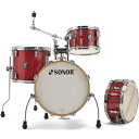 AQX - Your Sonor Journey Starts HereメイプルシェルのAQ2、バーチシェルのAQ1に続く、ポプラシェルを使用したエントリーモデルのドラムセットシリーズ「AQX」。上位機種のAQ2と同じ製法、限りなく同じスペックでありながら、ポプラ材を採用することでサウンドクォリティを落とさずに抜群のコストパフォーマンスを実現しました。その「AQX」に待望のコンパクトドラムセット「Jungle」と「Micro」が登場。従来のBMS（ブラック・ミッドナイト・スパークル）に加え、コンパクトキットでは新たにBOS（ブルー・オーシャン・スパークル）とRMS（レッド・ムーン・スパークル）のカラーが追加。SONORサウンドとコストパフォーマンスを両立したお求めやすいセットです。●ポプラシェル - 7.2mm 9プライ●CLTF - テンション・フリー・シェル成形工法●45° ベアリング・エッジ●チューンセーフ・システム内蔵ラグ＜AQX Jungle セット内容＞バスドラム 16×15タムタム 10×7フロアタム 13×12スネアドラム 13×6シンバル/タムホルダーバスドラムライザー＜フィニッシュ＞RMS（レッド・ムーン・スパークル）※画像はイメージです。シンバル、タムホルダー以外のハードウェアは付属しません。また、一部別モデル、別カラーの画像を含みます。イケベカテゴリ_ドラム_ドラムセット_SONOR_新品 JAN:4044661734863 登録日:2022/03/20 ドラムセット ドラムキット ソナー ゾノア ゾナー