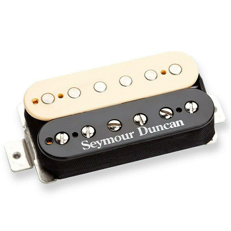 CERAMIC MEDIUM OUTPUT HUMBUCKER PICKUP59モデルのサウンドを更に強力にパワーアップさせたSH-5は、パワー、サステイン、ディストーションが程よくブレンドされたハードなドライビングサウンドが売りです。セラミックマグネットとカスタムコイルデザインにより迫力のある低音と整理された倍音構成が生み出されるため、ドロップチューニングにも最適です。SPECトレブル 9ミドル 6ベース 7直流抵抗 (kΩ) 14.10マグネット セラミック●Cable：4コンダクターケーブル●Color：Zebra※こちらの商品は在庫状況によってはメーカーより取り寄せとなりますので、お届けまでに1〜2ヶ月程度お時間を頂く場合がございます。ご購入をお急ぎの方は、ご注文前に必ず納期をメール、もしくはお電話にてお問い合わせ下さい。当店から折り返し納期について返答させていただきます。イケベカテゴリ_弦・アクセサリー・パーツ類_PICK UP_Seymour Duncan_Humbuckers_新品 JAN:4515303213195 登録日:2022/08/31 ピックアップ ダンカン セイモアダンカン セイモア・ダンカン