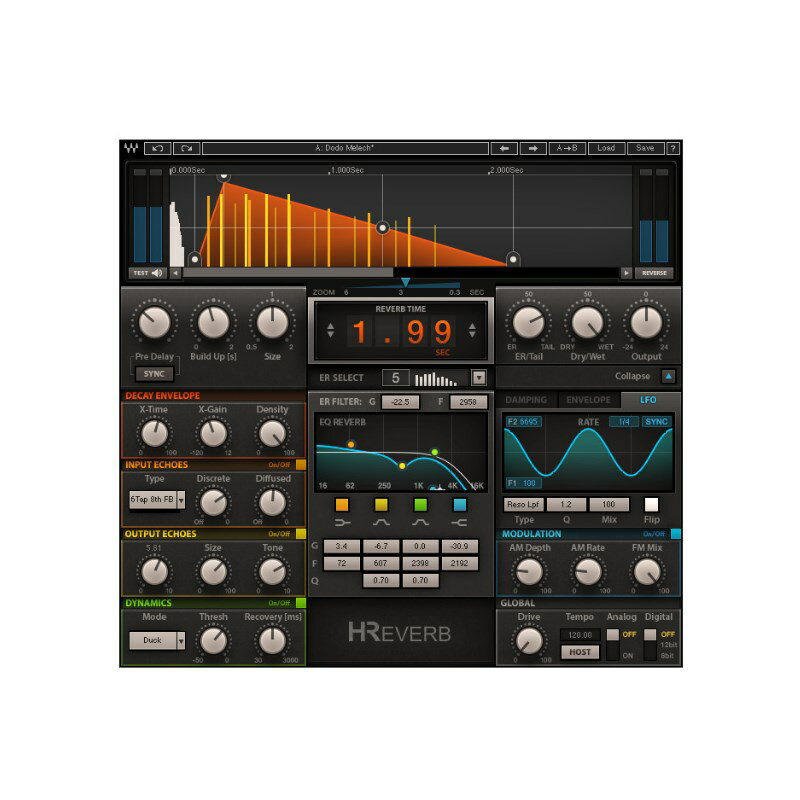 WAVES H-Reverb Hybrid Reverb (IC[ip) ͂p܂B