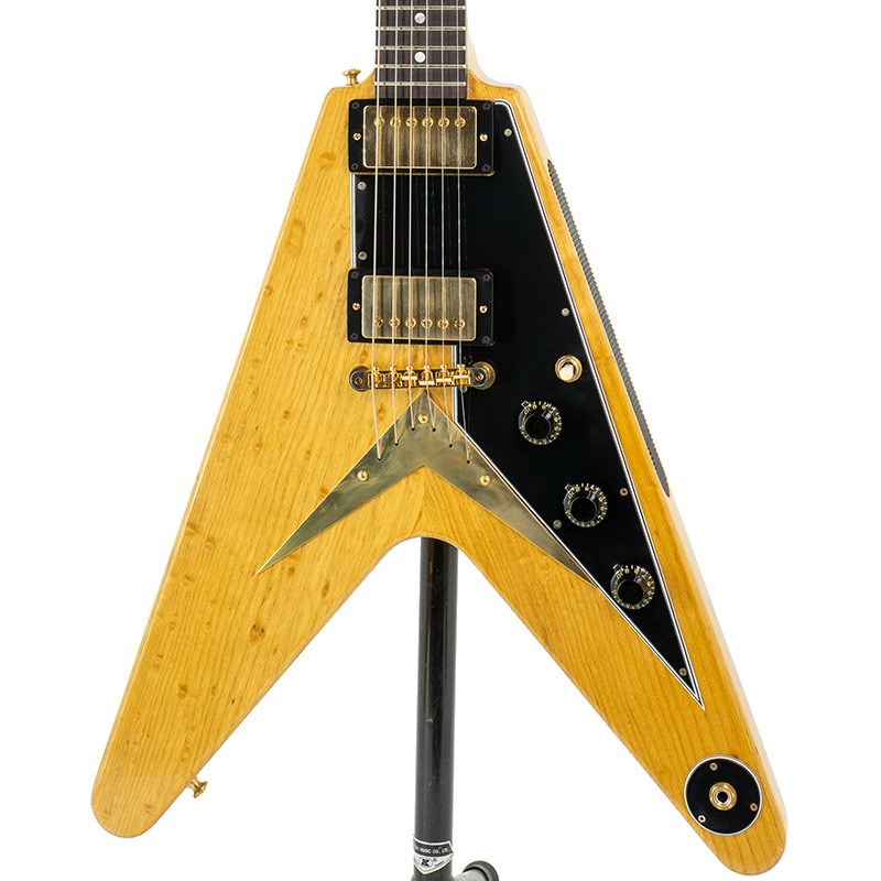 Gibson 1958 Korina Flying V Reissue VOS Natural w/Black Pickguard 【S/N 8 3374】