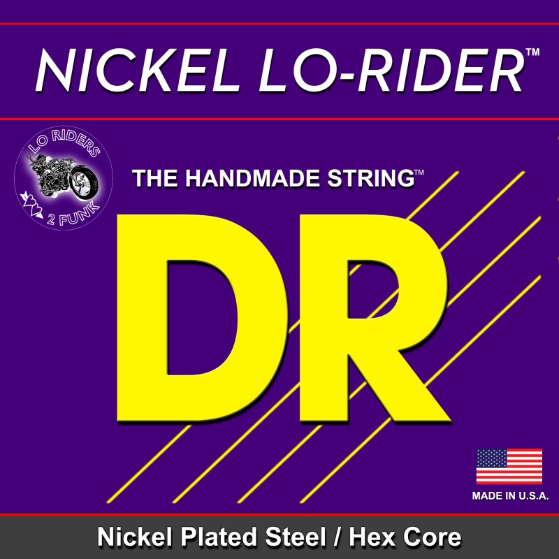 ■商品紹介Nickel Plate Bass Strings マーカスミラーやスティングも愛用するDRエレキベース弦。独自のテクノロジーで、非常にタイトに巻かれています。そのため安定した音、長い寿命が実現。サウンドクオリティーの非常に高く、六角芯を採用した、ニッケル・メッキのラウンド・ワウンド。 【Nickel Lo-Riders】ニッケルメッキを施したワイヤーをヘックスコア（六角形の芯材）に巻いたNickel Lo-Ridersは、比較的柔らかい感触と、ニッケル弦のトラディショナルな暖かみのあるサウンドを意識して設計されており、均質なサウンドと耐久性、大きな音量、うねるような中域が特徴。フレットレスベースにも最適。■ゲージ:・Nickel Lo-Riders: NMH-45 （045/065/085/105）検索キーワード：イケベカテゴリ_楽器アクセサリ_弦_ベース弦_DR_新品 SW_DR_新品 JAN:0600781000277 登録日:2018/02/18 ベース弦