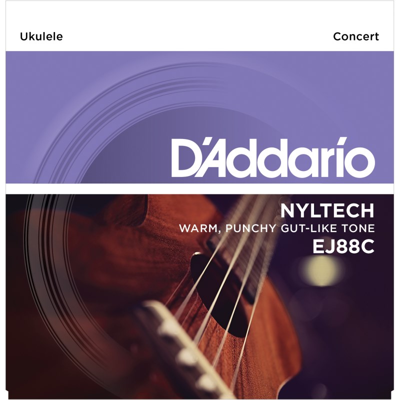 Musical Instruments - EJ88C Concert Ukulele [ウクレレ弦] ダダリオ D’Addario (新品)