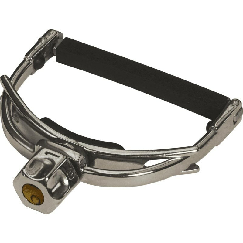 ■商品紹介ネックを上下よりクランプするFineTune耐久性・軽量性の優れたステンレススチール素材を精密に加工し、調整のスクリュー部のグラツキを限りなく無くすことで安定した動作を実現。背面より垂直にスクリューを締めこむことで、各弦を均一なバランスで押さえ込むことができます。ワンタッチで開閉可能なラッチスタイルのバーはスムーズな取り付けを可能にし、未使用時にはナット部分に取り付けることでプレイの邪魔になりません。調整ダイアル部分のアバロンインレイがアクセントの美しい仕上げです。■ラバー幅：約50mm　■重さ：約38g検索キーワード：イケベカテゴリ_楽器アクセサリ_カポタスト_SHUBB_新品 SW_SHUBB_新品 JAN:0700682800010 登録日:2025/04/28 カポ カポタスト