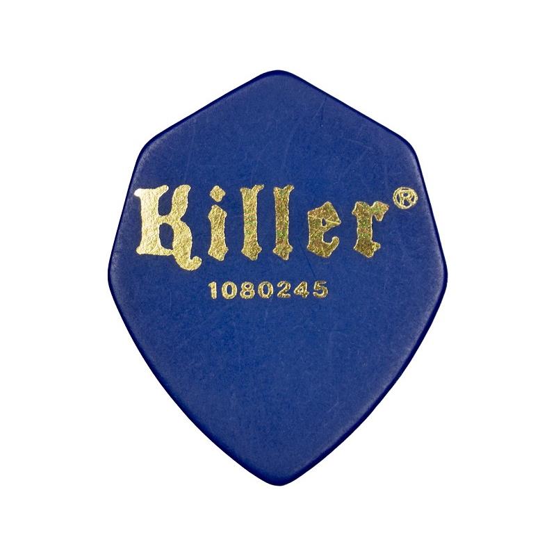 ■商品紹介Killer キラー・ピック・トリムエッジ 青キラー・オリジナルシェイプ・トリムエッジピックです。片面印刷。色は青。ロゴは光沢のある金色です。厚さは0.8mm。検索キーワード：イケベカテゴリ_楽器アクセサリ_ピック_Killer_新品 SW_Killer_新品 JAN:4519110002966 登録日:2025/05/25 ピック ギターピック キラー