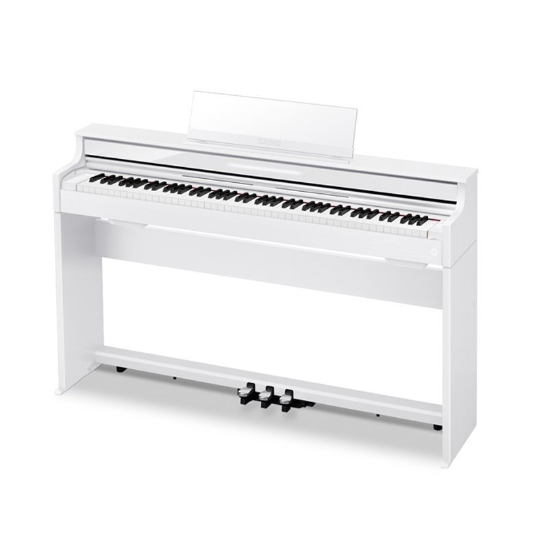 ■商品紹介--------------------------------------------------------------------------------------------------------------------------------本商品は専門のピアノ運送業者による配送及び設置・組み立てが必要な商品となります。沖縄県、離島、北海道札幌市近郊外、山間部等の配送困難地域を除き、基本無料にて配送設置・組み立てを致します。 高台の住宅で長い階段がある場合や集合住宅の3階以上への階段上げ等、追加料金をいただく事でお受け出来る場合がございますので、特殊作業が必要な際は事前にお問い合わせください。対応不可能事項据付業者のご指定は受付できません。ご注文後からお届けまでの流れご注文時より10日間先の日程にて、「第1・第2配送設置ご希望日」のご指定をお願い致します。お時間帯の指定はお受けできませんのでご注意くださいませ。代引き支払いはお受けいたしかねます、ご了承くださいませ。当社よりメーカーへ発送ご手配完了後、据付業者よりお客様へ直接お電話を入れさせていただき、ご相談の上で最終的な配送日時の調整を行わせていただく事となります。ご注文時には繋がりやすいお電話番号をご記入下さい。※椅子は付属しておりません。------------------------------------------------------------------------------------------------------------------------------------ピアノの伝統をもっと自由に軽やかに由緒あるグランドピアノ特有の高度で繊細な演奏表現にも応える高い楽器性能と、時代に合わせて演奏の楽しみ方を広げ、ピアノの新たな可能性をもたらす先進性が融合。今までにない演奏体験を通して、ピアノの、そして音楽の魅力を再発見できます。AP450は本格的な楽器性能を備えながらも自分の部屋で気軽に弾けるスリム設計となっています。グランドピアノ特有の豊かな響きと表現力を備えた音源技術演奏したい曲やジャンル、好きな演奏スタイルなどに応じて使い分けができる、表現力の高いグランドピアノ音色グランドピアノが目の前で鳴っているかのような自然な音の響きを追求したサウンドシステムハンマーアクション機構とデジタル制御技術の融合により高い演奏性を実現する鍵盤グランドピアノの繊細なペダルワークを可能にするよう緻密に設計された3本ペダルピアノ演奏の魅力を再発見できる革新的な機能の数々ピアノを魅力を気軽に楽しめるコンパクトな奥行と視界を遮らないデザイン新しいピアノ体験を彩る新色のローズウッド調のブラウンを含めた2つのカラーバリエーション音源グランドピアノならではの自然で豊かな響きを追求した「マルチ・ディメンショナル・モーフィングAiR音源」「マルチ・ディメンショナル・モーフィング技術」により弾き方や時間経過によるなめらかで自然な音色変化を実現グランドピアノの豊かな響きを生み出す共鳴の仕組みを詳細に分析、細かく再現した「弦共鳴システム」グランドピアノが発する様々な機構音を再現し、よりリアルな演奏体験を生み出す「機構音システム」「ロスレス・オーディオ・コンプレッション」により原音の波形クオリティの劣化を防ぎ、大容量の波形バリエーションから生み出される美しく表情豊かなグランドピアノ音色を実現音色歴史的な名器のエッセンスを受け継いだ2つのグランドピアノ音色を搭載音響グランドピアノが目の前で鳴っているかのような自然な音の響きを追求した2チャンネル4スピーカー搭載のサウンドシステム自宅でピアノを弾くときや夜間に練習するときなど、音量を抑えても各帯域がバランスよく聴こえる「ボリュームシンクイコライザー」音響システムから出力されるサウンドに様々な効果を加え、ピアノ体験をより自分らしくカスタマイズすることができる「サウンドモード」機能ヘッドホン使用時でも自然な音の広がりが感じられる「ヘッドホンモード」グランドピアノ同様のハンマーアクション機構に音源のデジタル制御技術を組み合わせ、弾き方や音域によって異なるタッチ感が得られる表現力豊かな演奏性を実現した「スマートハイブリッドハンマーアクション鍵盤 CELVIANO Edition」白鍵にはグランドピアノにも使用されているスプルース材と、樹脂のハイブリッド素材を採用し、自然な弾き心地と高級感のある仕上がりを実現打鍵時だけでなく、離鍵の速さにより止音タイミングや響きのニュアンスを繊細にコントロール可能ペダルグランドピアノを基にペダルの形状と間隔を最適化、連続可変のダンパーペダルを採用し、安定して繊細なペダルコントロールが可能ビジュアルインフォメーションバー光により打鍵強度やペダル操作、テンポや拍子を視覚的に確認できる「ビジュアルインフォメーションバー」を前面パネルに搭載インスタントリプレイヤー最大270秒までさかのぼれる常時録音により、録音していることを気にせず思い立った時にいつでも演奏を振り返ることができる「インスタントリプレイヤー」ワイヤレスMIDI & AUDIOアダプター付属「ワイヤレスMIDI & AUDIOアダプター」を使用すると、スマートデバイスとワイヤレス連携して、楽器本体の音響システムでのオーディオ再生やMIDIデータ通信が可能アプリ「CASIO MUSIC SPACE」専用アプリ「CASIO MUSIC SPACE」により、本体機能のグラフィカルなエディットやピアノの楽しみ方が広がる様々な機能を利用可能■仕様詳細鍵盤スマートハイブリッドハンマーアクション鍵盤 CELVIANO Edition（仕上げ　白鍵：木製部にスプルース材使用/象牙調、黒鍵：黒檀調）鍵盤数88タッチレスポンス感度設定5種類、オフ音源マルチ・ディメンショナル・モーフィングAiR最大同時発音数256音色数26（グランドピアノ6音色、スプリット機能使用時の低音域専用1音色を含む ）曲・内蔵曲：60（ミュージックライブラリー）・ユーザーエリア：10曲（1曲あたり最大約320KBまで）・レッスン機能：パートオン／オフ （パートセレクト：右手／左手／両手）・デモ曲：2録音機能・インスタントリプレイヤー：最大270秒、リアルタイム録音、戻り秒数指定/マーク指定再生・MIDIレコーダー：2トラック、1曲、リアルタイム録音、データ容量1曲あたり約30，000音符・オーディオレコーダー：最大99曲、1曲あたり最大約25分（USB メモリーに録音、16bit 44.1kHz ステレオWAV フォーマット）ペダル付属3本ペダルユニット（ダンパー：連続可変式、ソフト：オン/オフ、ソステヌート：オン/オフ）検索キーワード：イケベカテゴリ_電子ピアノ・その他鍵盤楽器_電子ピアノ_据え置きタイプ_CASIO_新品 SW_CASIO_新品 JAN:4971850362807 登録日:2024/01/28 電子ピアノ デジタルピアノ ピアノ カシオ