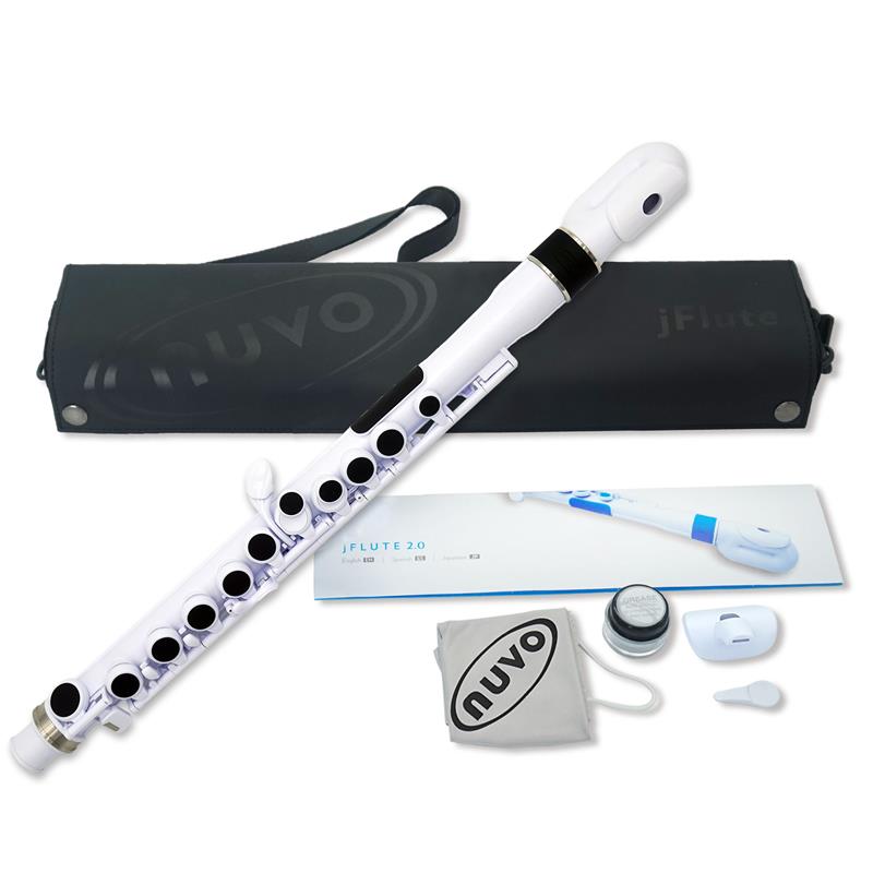ヌーボ / N220JFWB プラスチック製 お子様向けフルート jFlute(White/Black) NUVO ...