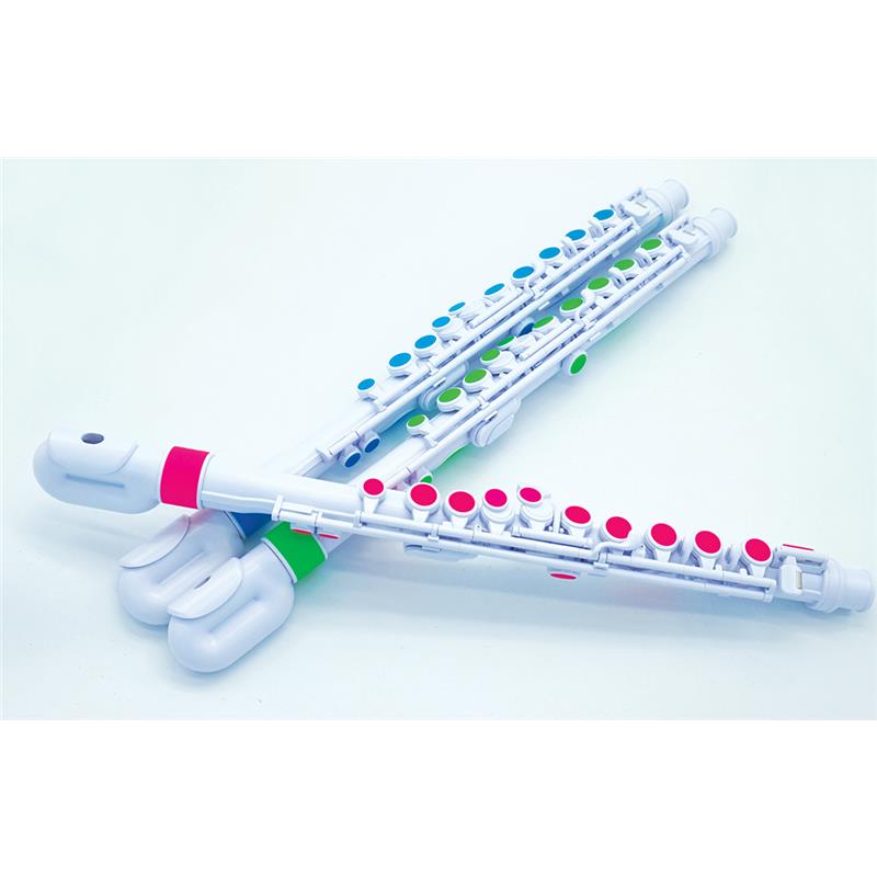 ヌーボ / N220JFBL プラスチック製 お子様向けフルート jFlute (White/Blue) NUVO ...