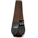 翌日配達 Dark Brown Western Couch Guitar Strap (新品)