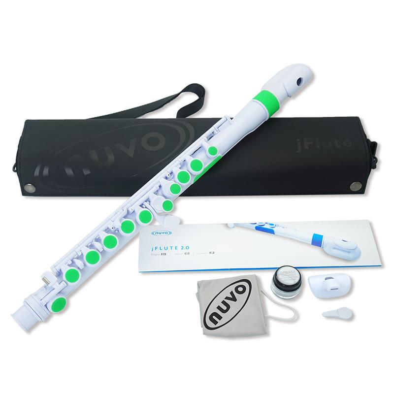 ヌーボ / N220JFGN プラスチック製 お子様向けフルート jFlute (White/Green) NUVO...
