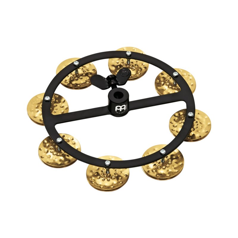 HTHH1B-BK Headliner HiHat Tambourines / Single Jingle：Hammered Brass MEINL (新品)