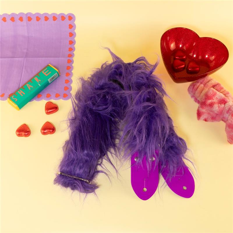 Rakuten - ふわふわギターストラップ　パープル｜【PURPLE KAORI Model】Fluffy Guitar Strap ? Purple tsundrum_chan (新品)
