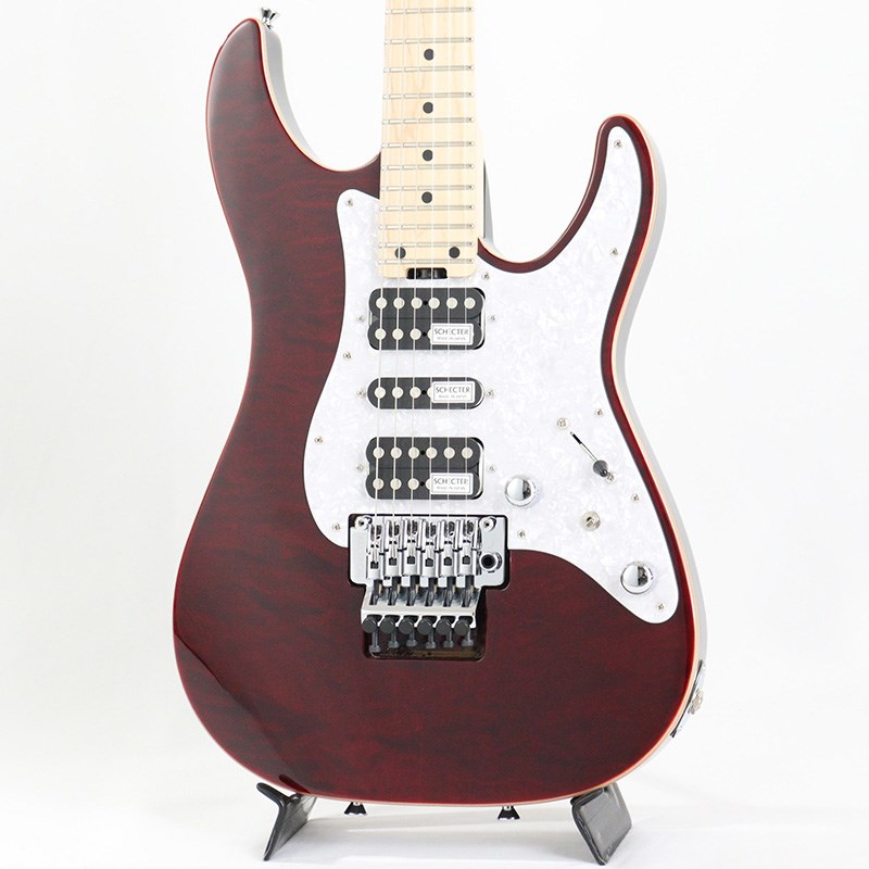 ■商品紹介SCHECTER AMERICAN SERIESもはやシェクターの定番モデルとなりつつあるSD (South Dakota)のニューモデル。SDシリーズ初となる、ボディバック材にアルダーを採用、よりオールラウンドなミュージックスタイルに対応可能になりました。また、EX風のホワイトパール・ピックガードを採用した、高級感あるルックスも見逃せないポイントです。スーパーアジャストシステムの装備や、新開発された日本製ピックアップMONSTER TONE JとSUPER ROCK Jを搭載するなど、価格を超えた品質を実現！上位機種「EX」にさらに一歩近づいた、ニューSDモデルから目が離せません！※画像はサンプルです。製品の特性上、杢目・色合いは1本1本異なります。■仕様詳細BODY: Laminated Quilted Maple Top & Alder BackNECK: MapleFINGER BOARD: MapleFRETS: 24FretsSCALE: 25 1/2JOINT: Ultra Access 4-BoltPICKUPS: Schecter Super Rock J(F)/Schecter Monster Tone J(M)/ Schecter Super Rock J(R)BRIDGE: SGR Locking TremoloCONTROL: Volume /Tone(Split Tone Control)/CRL 5 Way / Mini Switch(Coil Split SW)ギグケース付属検索キーワード：イケベカテゴリ_エレキギター_STタイプ_SCHECTER_新品 SW_SCHECTER_新品 JAN:4518533032833 登録日:2024/03/27 エレキギター シェクター