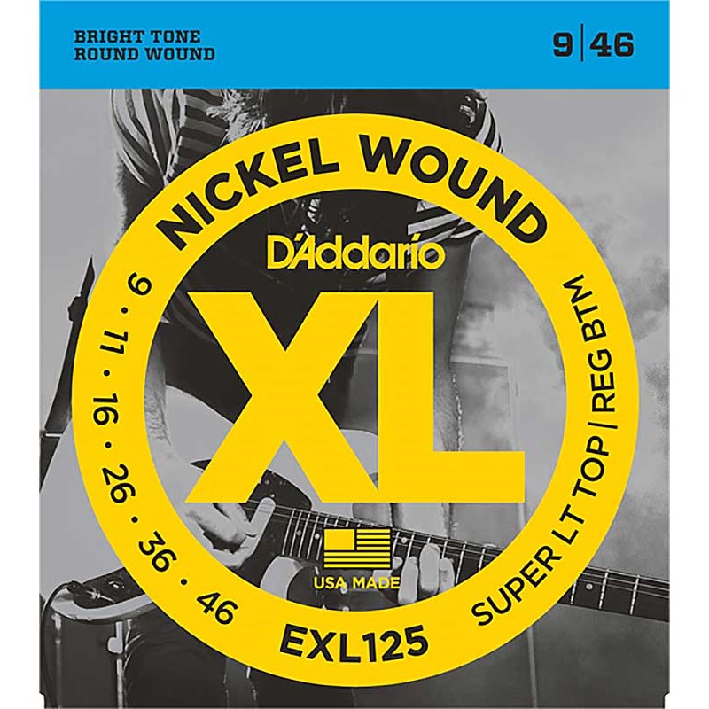 ■商品紹介XL NICKEL独特なブライトサウンド、素晴らしいイントネーション。世界中のミュージシャンからの圧倒的な支持を誇る、言わずと知れたエレキ弦のスタンダード。■仕様詳細EXL125 Super Light Top/Regular Bottom1st:0.0092nd:0.0113rd:0.0164th:0.0265th:0.0366th:0.046検索キーワード：イケベカテゴリ_楽器アクセサリ_弦_エレキギター弦_D’Addario_新品 SW_D’Addario_新品 JAN:0019954141301 登録日:2009/09/29 エレキギター弦 ギター弦 エレキ弦 ダダリオ