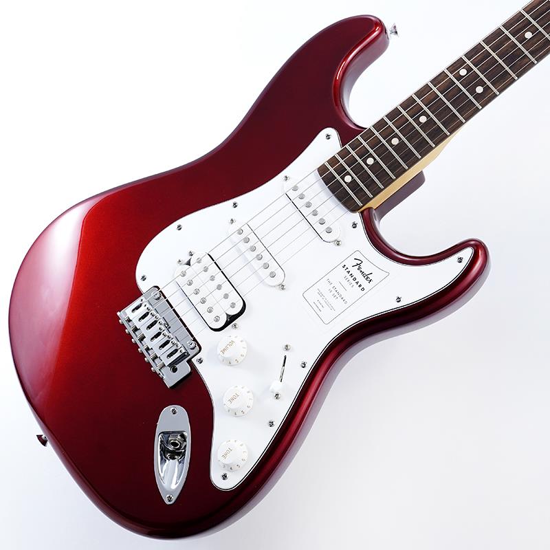 ■商品紹介Fender Standard Series1954年に発表されたFender Stratocasterは、人間工学に基づいて設計されたダブルカッタウェイボディ、汎用性の高い3基ピックアップ構成、独創的なバネ式トレモロブリッジにより、瞬く間に不朽の名器となりました。プレイヤーの音楽的な探究の旅路に寄り添うように設計されたFender Standard Stratocaster HSSは、ロックンロールのアイコンとなったフェンダーの、親しみやすい演奏性と感動的なトーンを提供します。高出力のサウンドキャラクターを生み出すFender Standardピックアップと、優れた弾き心地を実現するModern Cシェイプネックを搭載したこのストラトキャスターは、まさにフェンダーのスタンダードとも言えるクラシックなスタイリングを体現しています。・グロスフィニッシュのポプラボディ・ Fender Standard Stratocasterセラミックハムバッカー＆シングルコイルピックアップ・ サテンクロムサドル付き2点支持シンクロナイズドトレモロブリッジ・ サテンフィニッシュのModern Cシェイプメイプルネック・ 9.5インチラジアス指板Made in Indonesia※画像はサンプルです。製品の特性上、杢目、色合いは個体ごとに異なります。■仕様詳細Body Material: PoplarBody Finish: Gloss PolyurethaneNeck: Maple， Modern CNeck Finish: Satin Urethane with Gloss Urethane Headstock FaceFingerboard: Indian Laurel or Maple， 9.5 (241 mm)Frets: 21， Medium JumboPosition Inlays: Black Dot (Maple)， White Dot (Indian Laurel)Nut (Material/Width): Micarta， 1.6875 (42.86 mm)Tuning Machines: Fender Standard Cast/Sealed with Hex ButtonsScale Length: 25.5 (64.77 cm)Bridge: Standard 2-Point Tremolo with Satin Chrome Steel Block SaddlesPickguard: 3-Ply Black or 3-Ply WhitePickups:Standard Humbucking (Bridge)Standard Single-Coil Strat (Middle)Standard Single-Coil Strat (Neck)Pickup Switching: 5-Position Blade:Position 1. Bridge PickupPosition 2. Bridge and Middle PickupPosition 3. Middle PickupPosition 4. Middle and Neck PickupPosition 5. Neck PickupControls: Master Volume， Tone 1. (Neck/Middle Pickups)， Tone 2. (Bridge Pickup)Control Knobs: Black Plastic or WhiteHardware Finish: ChromeStrings: Nickel Plated Steel (.009-.042 Gauges)ソフトケース付属検索キーワード：イケベカテゴリ_エレキギター_STタイプ_Fender Standard Series_新品 SW_Fender Standard Series_新品 JAN:0885978118076 登録日:2025/09/18 エレキギター フェンダー スタンダード インドネシア