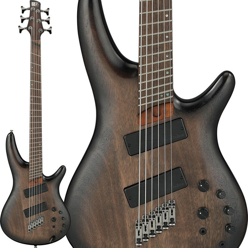 ■商品紹介Ibanez CrossoverMultiscale Bass 2023 Model例えばギタリストなのかとベーシストなのかという奏者の違い。またはピックで弾くのか指で弾くのかという演奏方法の違い。そしてボトムを支えるのか旋律を彩るのかという曲の中での役割の違い。エレクトリック・ギターとベースとをクロスオーヴァーする従来のSRCモデルは、マルチスケールで再構築することによってより一層その交錯度を増し、真なるクロスオーヴァーに近付いたのではないでしょうか。これまで時を経てきたIbanez Bass Workshopの進度を測る、新たなるクロスオーヴァー・モデルが、このSRC6MSです。-1弦側:724mm(28.5)、6弦側:762mm(30)のマルチスケール6弦モデル60年代の6弦ベースで多く見られた30インチ・スケール（現在ではショートスケールと呼ばれる）をフィーチャーした従来のSR Crossoverモデルから進化した2023年モデルです。細弦側と太弦側とを異なるスケールにすることでそれぞれのテンション感覚を揃える方向性の設計で、人間工学に基づいており、ハイフレット域とローフレット域を行き来するスタイルでより利点を多く感じられるでしょう。-ギターより1オクターブ低いチューニング（1E，2B，3G，4D，5A，6E）-通常のSRボディ・シェイプを小型化したSR CROSSOVERボディサウンド特性のみならず木肌も非常にマホガニーに類似したオコウメ材のボディです。ボディTOPとBACKは共に3次元的にカーブを描く、Ibanezオリジナルのシェイプです。-ジャトバ材&ウォルナット材5pcネックいずれも硬質な木材で、明瞭な音像を得られやすく、歯切れのよいサウンドが特徴です。-各弦が独立してボディに設置されるMono-railブリッジ-ワイド・レンジそれぞれの弦が独立して設置されており、個別に弦高調整やサドル位置調整が可能なブリッジです。調整幅も広く、弦ゲージの変更にも幅広く対応することができるでしょう。-Bartolini BH2 ピックアップタイトなボトム・エンドと豊かなミッドレンジとともに、バランスの良いウォームなレスポンスが特徴のサウンド・キャラクターです。マルチスケール化にあわせてピックアップもスラント・マウントしています。-低ノイズのアクティブ・サウンドを生み出す3バンド・イコライザースイッチの切り替えにより中音域の周波数帯を250Hz、450Hz、700Hzに切り替えることが可能です。さらにEQバイパス・スイッチを装備しており、パッシブ楽器としても使用可能です。（バイパス時：Trebleノブでトーン・コントロール）※画像はサンプルです。製品の特性上、杢目・色合いは1本1本異なります。■仕様詳細■Neck type: SRC6 5pc Jatoba/Walnut neck■Body: Okoume body■Fretboard: Rosewood fretboard w/Abalone Step off-set dot inlay■Fret: Medium frets■Bridge: Mono-rail bridge (10.8mm string spacing)■Pickup: Bartolini BH2■Equalizer: Ibanez Custom Electronics 3-band EQ w/EQ bypass switch (passive tone control on treble pot)， 3-way Mid frequency switch■Hardware color: Cosmo Black■String gauge: .024/.034/.044/.056/.072/.084(D'Addario EXL156)■Color: BLL (Black Stained Burst Low Gloss)エレクトリックギター用ソフトケース付属検索キーワード：イケベカテゴリ_ベース_エレキベース_多弦ベース_Ibanez_SR Workshop_新品 SW_Ibanez_新品 JAN:4549763336156 登録日:2023/04/11 エレキベース アイバニーズ イバニーズ