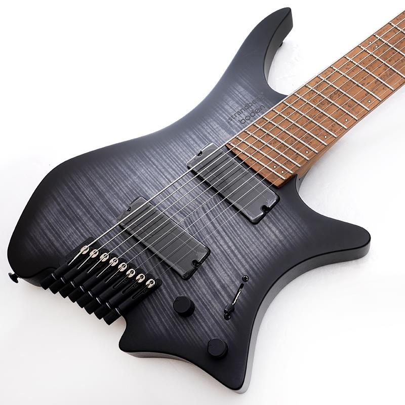 ■商品紹介Boden Original N2シリーズN2ビジョン.strandberg*では、演奏すればするほど成長できると信じています。この信念が、私たちの演奏を高め、より多く演奏する意欲を掻き立てるために設計された、これまでで最も大胆な進化形であるボーデンN2シリーズへと導きました。ボーデン・オリジナルN2は、初代ストランドバーグ*デザインの精神を新たな時代へと継承します。カーブドトップボディ、チタン補強エンドゥアネック、EGSアークハードウェア、フィッシュマン社製POWR:Dピックアップを搭載し、クリアで明瞭なトーンと洗練された自然な美観を実現。最高峰のオリジナルビジョンを求めるプレイヤーのために造られた一本です。オリジナルN2ギターは、弦のカーブに沿った新設計の湾曲トップボディを採用。ピッキングハンドと下腕の演奏快適性を向上させます。ストランドバーグ*ボーデンは、今や身体の自然な延長のように感じられるでしょう。チャンバー加工を施したスワンプアッシュボディにメイプルトップ、ローストメイプルネックを採用したボーデン・オリジナルN2は、生き生きとした明瞭な音色を実現。EGSアークハードウェアとフィッシュマン社製ストランドバーグ* POWR:Dピックアップを搭載し、あらゆる音符が瞬時に反応。ステージを貫くサステインとクリアな音質を誇ります。革新的なEndurNeck設計は、オリジナルN2においてさらに進化を遂げました。チタン補強ロッドを追加することで、これまでで最も強固な.strandberg*ネックを実現。安定性と耐久性が向上し、より鮮明なアコースティック共鳴を生み出します。カスタム・ストランドバーグ* POWR:D by フィッシュマン・ピックアップがボーデン・オリジナルN2のサウンドを形作ります。スイッチ一つで切り替わる、水晶のように澄んだクリーン・トーン、豊かなダイナミクス、そして圧倒的なハイゲイン。演奏のあらゆるニュアンスが力強く響き渡ります。ボーデン・オリジナルN2は、定評ある.strandberg*エルゴノミックデザインの最新バージョンと豊かな倍音、EGS ARCハードウェアの堅牢な性能、そして画期的な汎用性を備えた.strandberg* POWR:D by Fishmanピックアップを求める、要求の厳しいプレイヤーに最適な.strandberg*です。※画像はサンプルです。製品の特性上、杢目、色合いは個体ごとに異なります。ギグバッグ付属■仕様詳細GeneralNeck Construction:Bolt-OnBody Construction:ChamberedScale Configuration:Multi-ScaleNeck Profile:EndurNeckBridge Type:HardtailBodyBody Material:Swamp AshBody Top Material:Solid Maple， Flamed Maple VeneerBody Finish Type:Acrylic SatinNeckNeck Material:Roasted MapleNeck Reinforcement Material:Titanium， WalnutFretboard Material:Roasted Birdseye MapleScale Length:26.5-28Fretboard Radius:20Number of Frets:24Zero Fret Type:Jescar 57110-S Stainless SteelMain Fret Type:Jescar 57100-S Stainless SteelNeutral Fret:7Nut Width Global:57.50 mmNut Width Imperial:2.26 inchFretboard Inlays:Original Luminlay Green with black pipingFretboard Side Dots:Original Luminlay Green with black pipingNeck Finish Type:Acrylic SatinNut:Plastic moulded 8-string nutTruss Rod:Double-Expanding Steel HargwareHardware Finish:Black SatinBridge:.strandberg* EGS ARC 8-string Multiscale Hardtail BridgeString Lock:.strandberg* EGS ARC 8-string String LockKnobs:Aluminum Knob NX 6mm hole knurled BlackElectronicsPickup Configuration:H-HElectronics Type:ActiveBridge Pickup:.strandberg* POWR:D by Fishman 8-Str Bridge Black PlasticNeck Pickup:.strandberg* POWR:D by Fishman 8-Str Neck Black PlasticControl Set:Master Volume， Master Tone (push-pull Dynamic/Precision voice select)， 5-Way Pickup SelectorPickup Switching:1. Bridge Humbucking 2. Bridge Inner Coil + Neck Inner Coil 3. Bridge Humbucking + Neck Outer Coil 4. Neck Outer Coil 5. Neck HumbuckingMiscellaneousFactory Strings:D’Addario NYXL 9-84 with tapered low B & F#Factory Tuning:F#BEADGBE検索キーワード：イケベカテゴリ_エレキギター_ヘッドレスタイプ_Strandberg_Boden Original_新品 SW_Strandberg_新品 JAN:0819052025646 登録日:2025/11/28 エレキギター ストランドバーグ ヘッドレス ボーデン