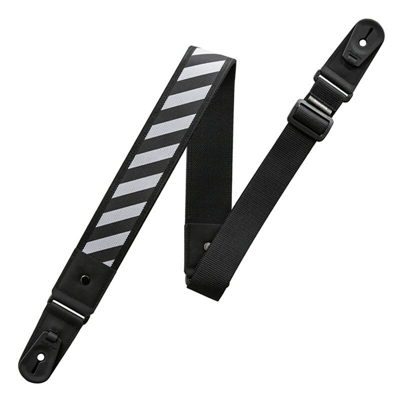 �ڴ��ָ��ꥻ����� DURA GUITAR STRAP VG HARDCORE SERIES WHITE STRIPES basiner (����)