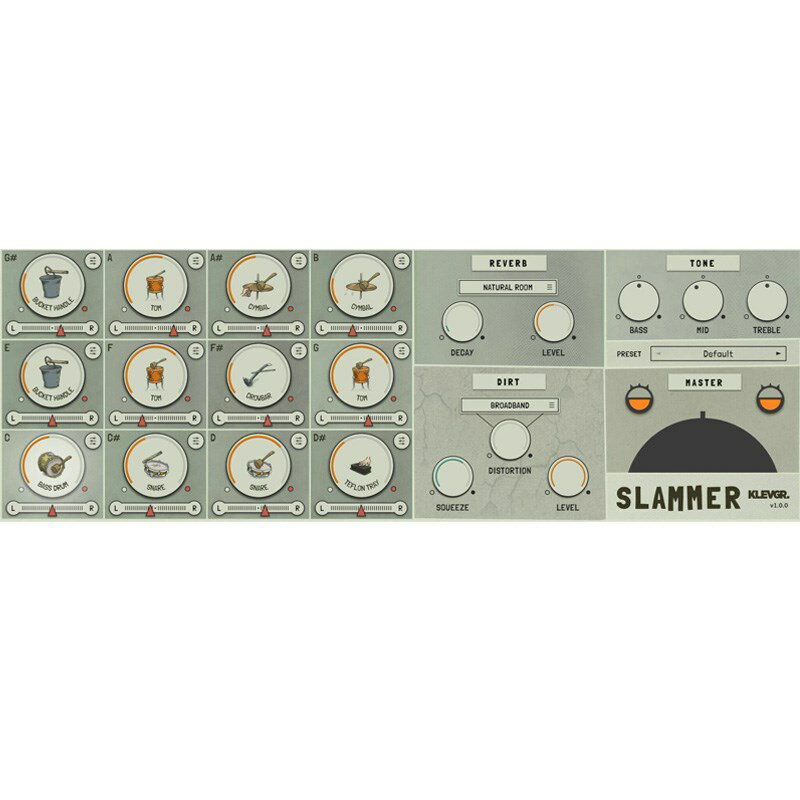 Slammer(ドラム・インストゥルメント)(オンライン納品) Klevgrand (新品)