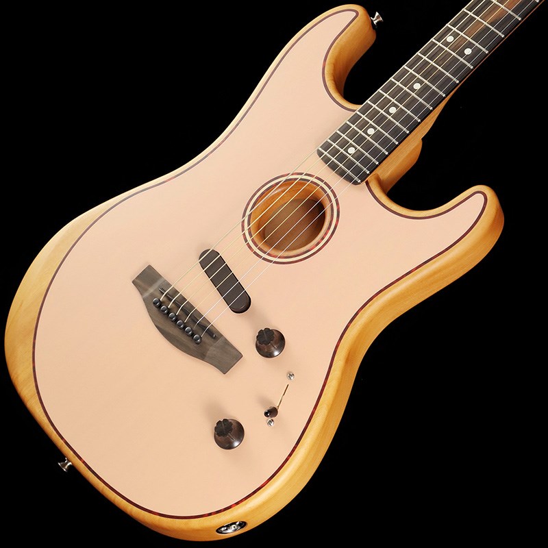 FSR American Acoustasonic Stratocaster (Shell Pink/Ebony Fingerboard) Fender Acoustics (新品)