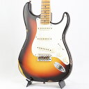 2022 Custom Collection 1958 Stratocaster Relic (Faded/Aged Chocolate 3-Color Sun...