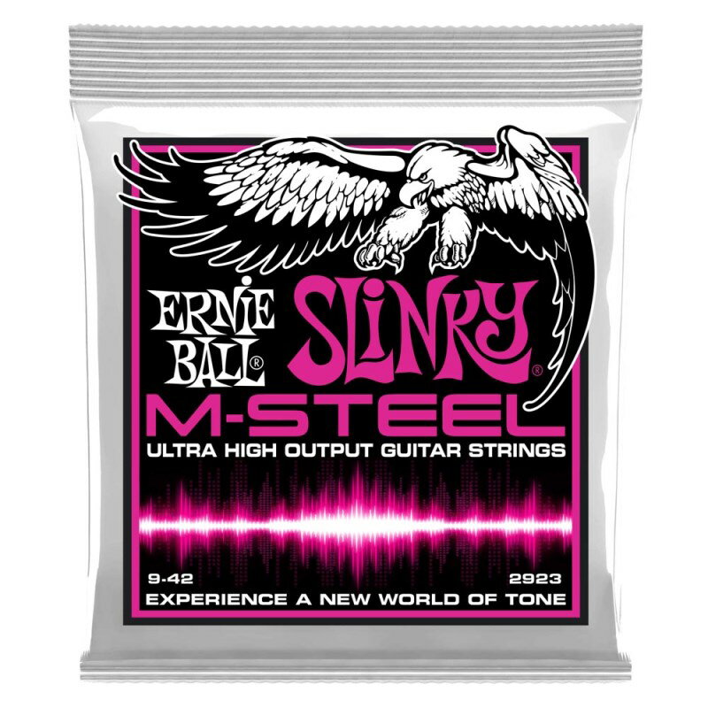 Super Slinky M-Steel Electric Guitar Strings #2923 ERNIE BALL (新品)