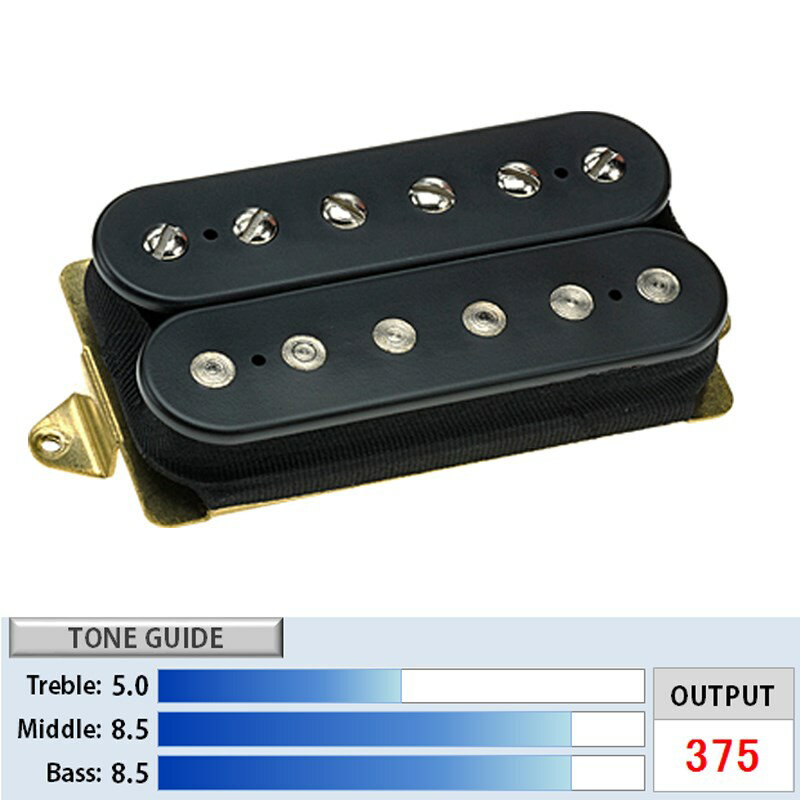 The Tone Zone [DP155] (Black/Standard-Spaced) 【安心の正規輸入品】 DiMarzio (新品)